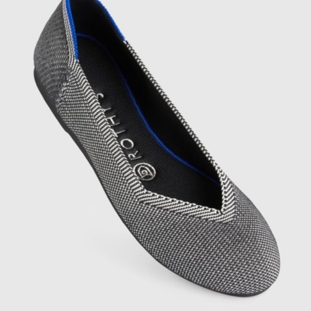 Rothy’s 10.5 Grey Birdseye Flats